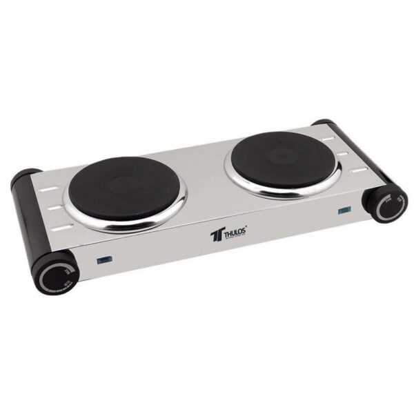 COCINA ELECTRICA THULOS INOX 2 FUEGOS