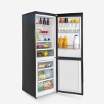 FRIGORIFICO UNIVERSAL B 185X60 NF CRISTAL NEGRO - Imagen 2