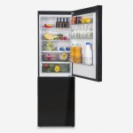 FRIGORIFICO UNIVERSAL B 185X60 NF CRISTAL NEGRO - Imagen 3