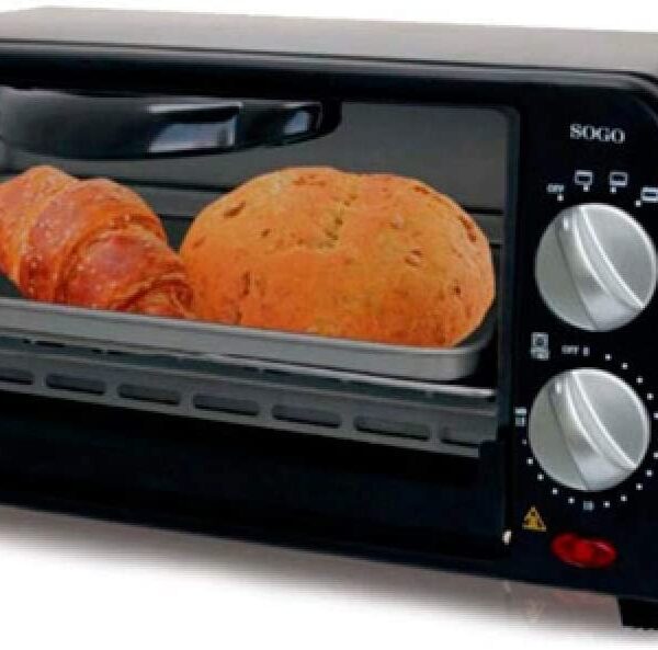 MINI HORNO SOGO 6L NEGRO 650W