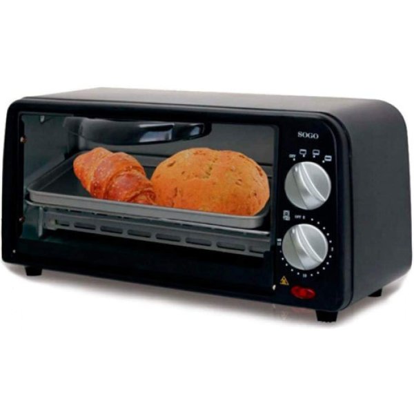 MINI HORNO SOGO 6L NEGRO 650W