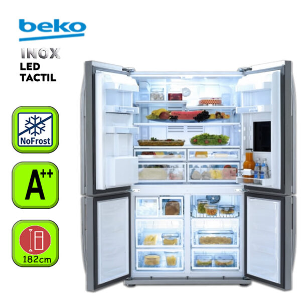 FRIGORIFICO AMERICANO BEKO 182X92X76 NF