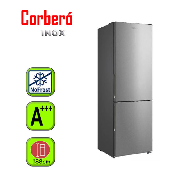 FRIGORIFICO CORBERO 188X60 NF A+++ INOX