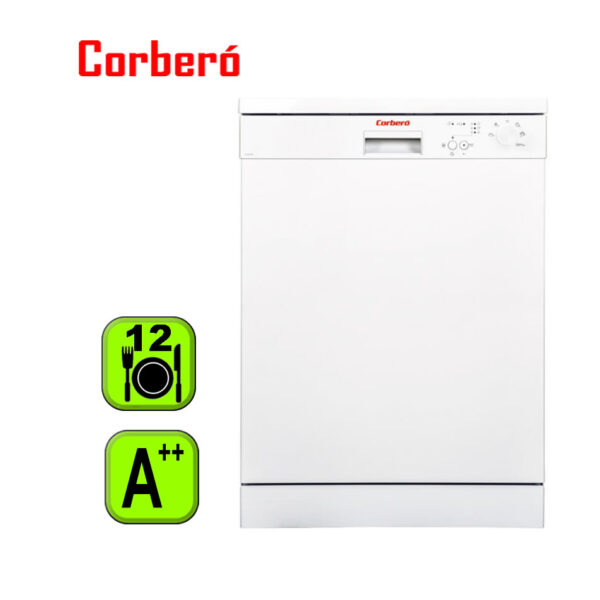 LAVAVAJILLAS CORBERO 60CM 12CUB A++ BLAN