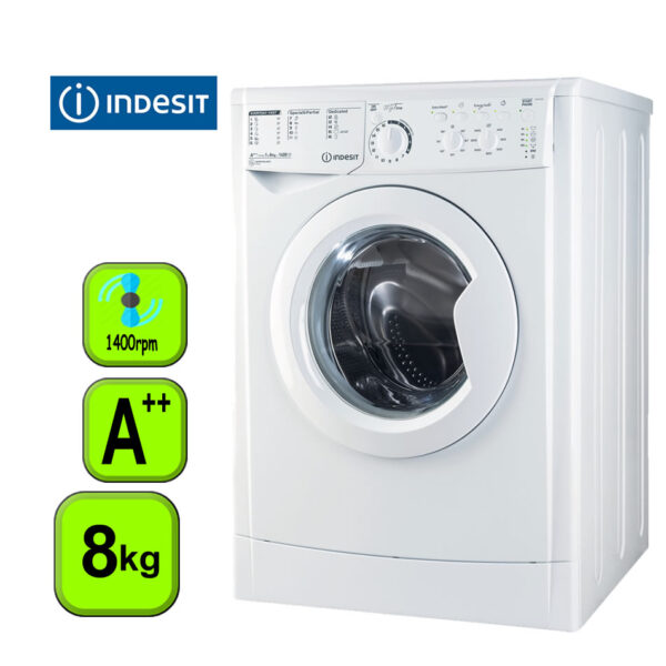 LAVADORA INDESIT 8 KG 1400 RPM D