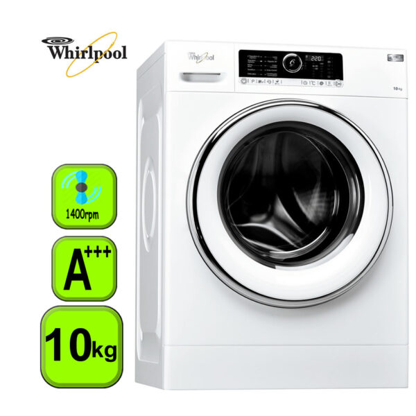 LAVADORA WHIRLPOOL 10 KG 1400 RPM A+++ MOTOR ZEN