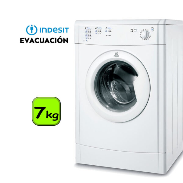 SECADORA INDESIT 7KG EVACUACION