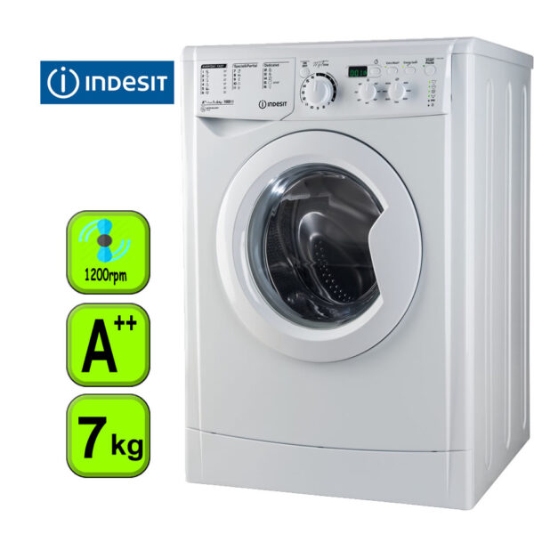 NEW LAVADORA INDESIT 7KG 1200RPM A++