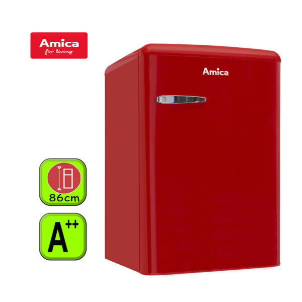 FRIGORIFICO BAJO ENCIMERA AMICA ROJO A++