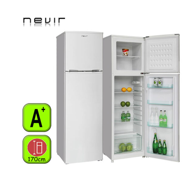 FRIGORIFICO NEVIR 2.P 170X55 A+ BLANCO