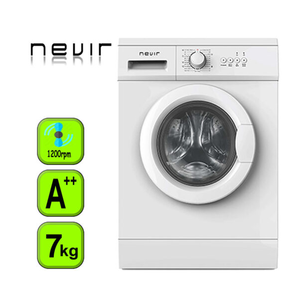 LAVADORA NEVIR 7 KG 1200 RPM A++