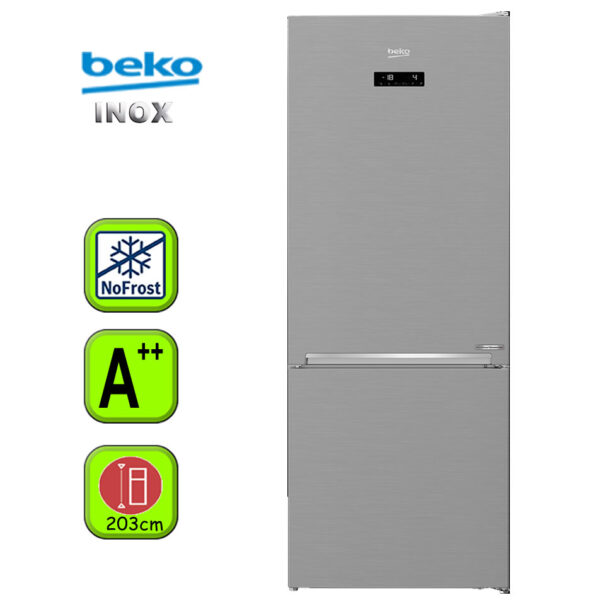 FRIGORIFICO BEKO 203X60 NF A++ INOX