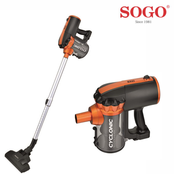ASPIRADOR VERTICAL SOGO 600W CABLE NARANJA