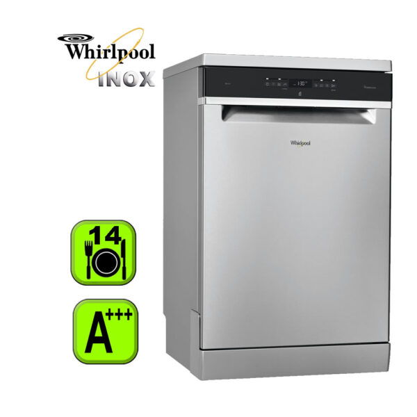 LAVAVAJILLAS WHIRLPOOL 14 CUBIERTOS A+++