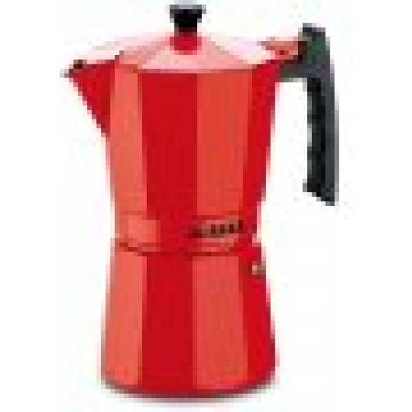 CAFETERA ITALIANA ALZA 6 TAZAS ROJA