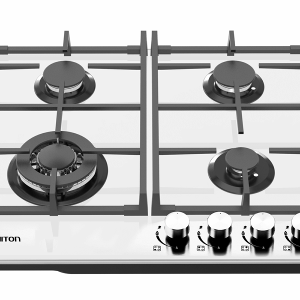 ENCIMERA CRISTAL GAS INFINITON 4F BLANCA