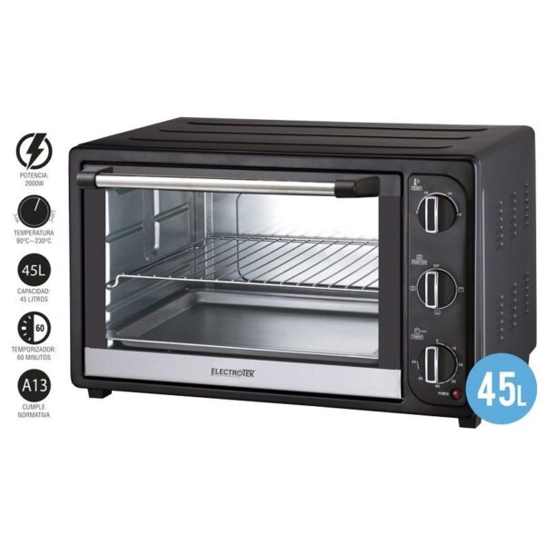 HORNO SOBREMESA ELECTROTEK 45 L