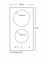 VITRO SCAN INDUCCION DOMESTIC 2F DOMINO - Imagen 2