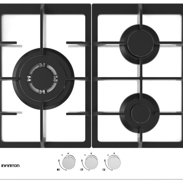 ENCIMERA CRISTAL GAS INFINITON 3.F BLANCA