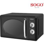 MICROONDAS SOGO RETRO NEGRO
