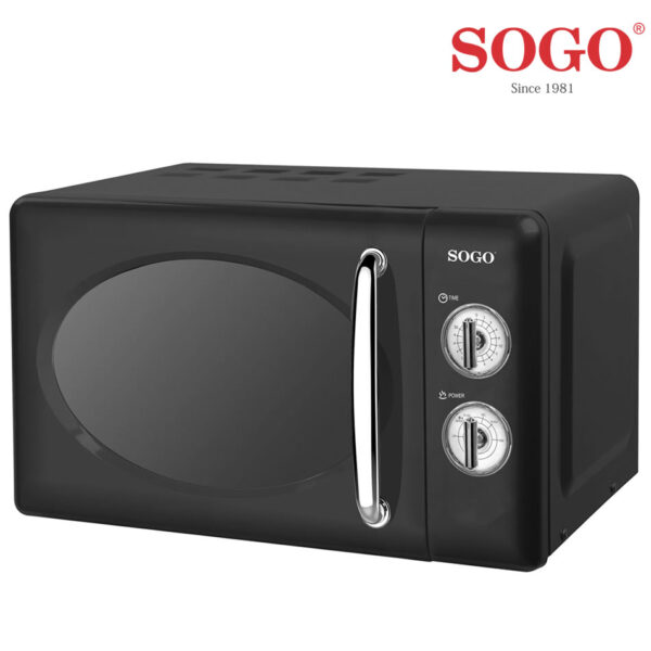 MICROONDAS SOGO RETRO NEGRO