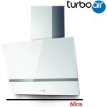 CAMPANA TURBOAIR 60CM CRISTAL BLANCO