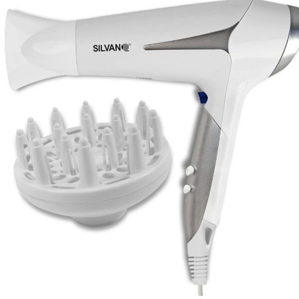 SECADOR DE PELO SILVANO 2200W PLATA