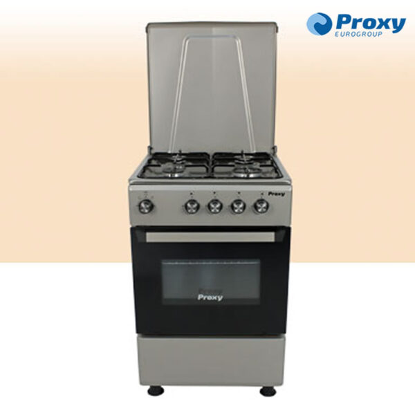 COCINA PROXY 4 FUEGOS + HORNO INOX