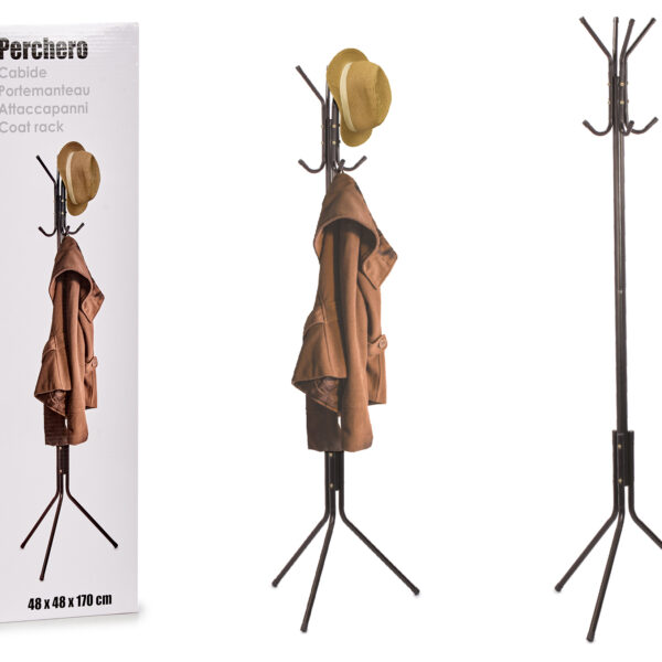PERCHERO METAL NEGRO