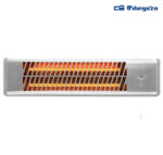 ESTUFA PARED OEBEGOZO 2 BARRAS 1200W INOX