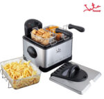 FREIDORA JATA 4L. 2000W INOX 3 CESTAS