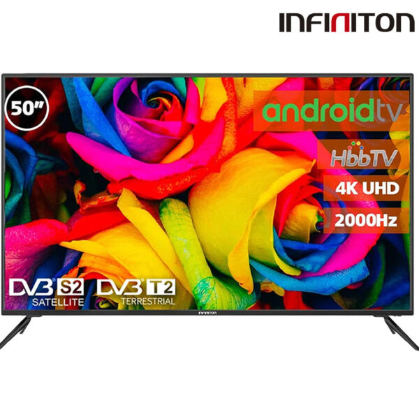 PANTALLA LED INFINITON 50" 4K SMART TV