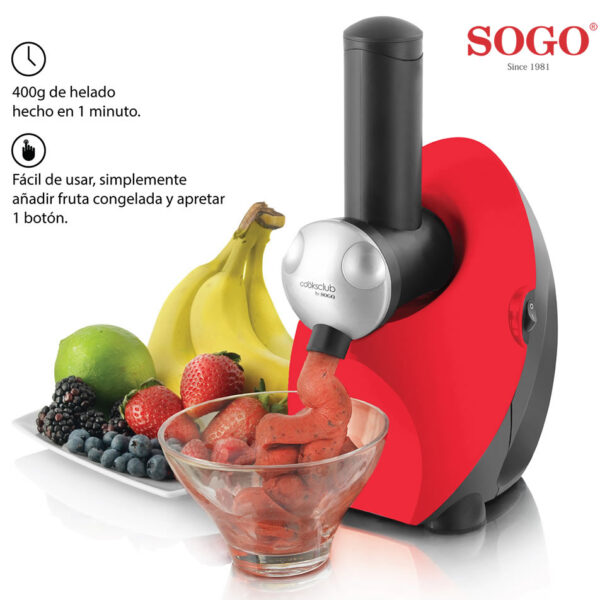 MAQUINA PARA HACER POSTRE DE FRUTA HELAD