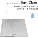 CAMPANA DECORATIVA UNIVERSAL B 90 CM INOX - Imagen 3