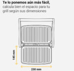 GRILL PANINI UNIVERSAL B. 700W - Imagen 4