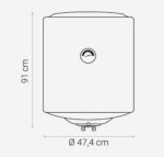 TERMO ELECT. UNIVERSAL BLUE 100 L - Imagen 2