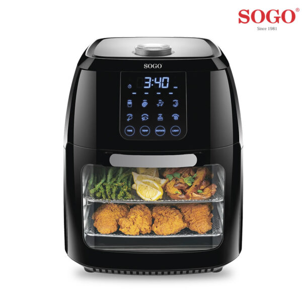 FREIDORA SOGO SIN ACEITE CON HORNO 1400W