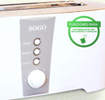 TOSTADOR SOGO DELUXE 4 REBANADAS 1350W - Imagen 3