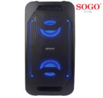 ALTAVOZ PORTATIL SOGO 2X10" 600W USB