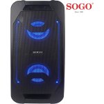 ALTAVOZ PORTATIL SOGO 2X10" 600W USB