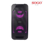ALTAVOZ PORTATIL SOGO 2X10" 600W USB - Imagen 3