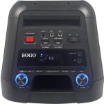 ALTAVOZ PORTATIL SOGO 2X10" 600W USB - Imagen 2