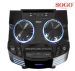 ALTAVOZ PORTATIL SOGO 2X12" 1800W USB - Imagen 2