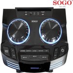 ALTAVOZ PORTATIL SOGO 2X12" 1800W USB - Imagen 2