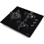 ENCIMERA CRISTAL GAS 3 F UNIVERSAL .B NEGRA - Imagen 2