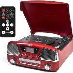 TOCADISCOS SOGO RETRO MULTIMEDIA ROJO - Imagen 2