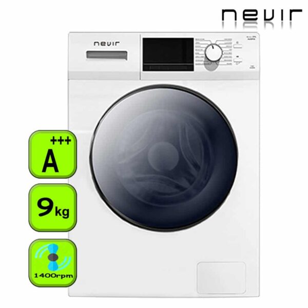 LAVADORA NEVIR 9 KG 1400 RPM A+++ INVT