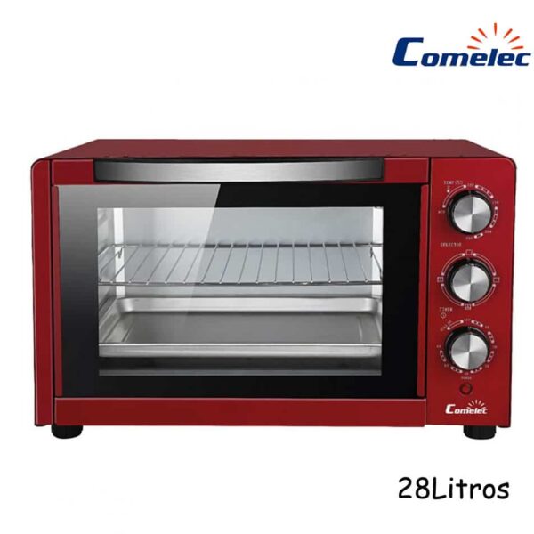 HORNO SOBREMESA COMELEC 28 L ROJO