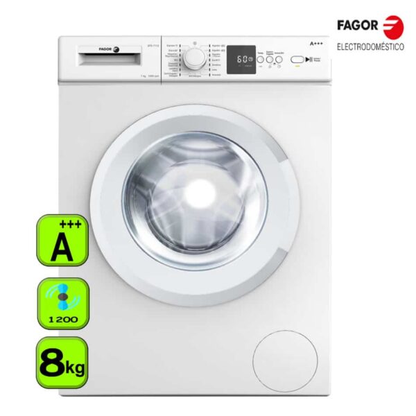 LAVADORA FAGOR 8 KG 1200 RPM A+++