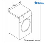 LAVADORA BALAY 7 KG 1000 RPM A+++ - Imagen 3